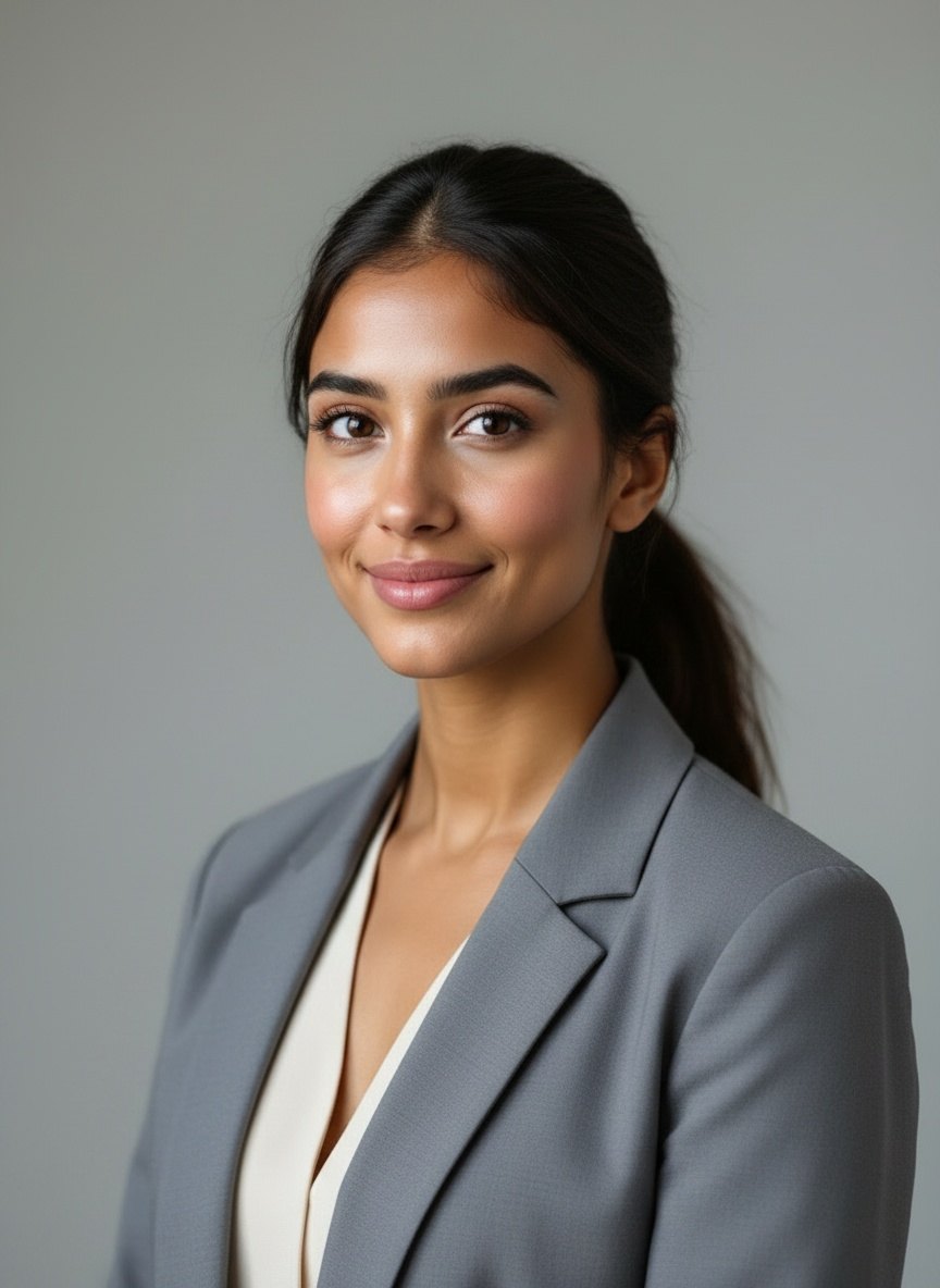 Sam Archer in 2022, wearing a grey blazer over a cream top: the photograph HR captured at the platform migration.
